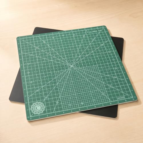 Calibre Art Rotating Self Healing Cutting Mat 18x18 (17" Grid), Quilting