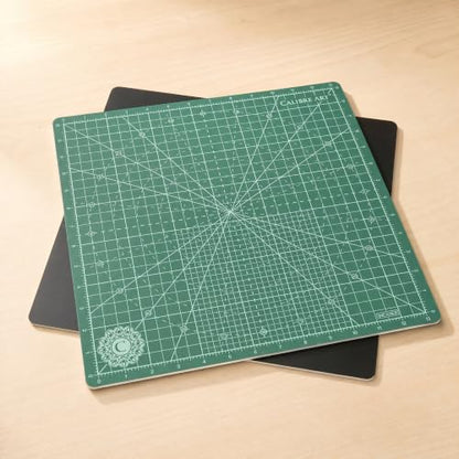 Calibre Art Rotating Self Healing Cutting Mat 18x18 (17" Grid), Quilting