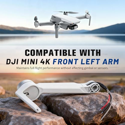 Mavic Mini 4K Drone Motor Front Left Arm Assembly, Compatible with DJI Mavic Mini 4K Spare Parts - size: Front Left