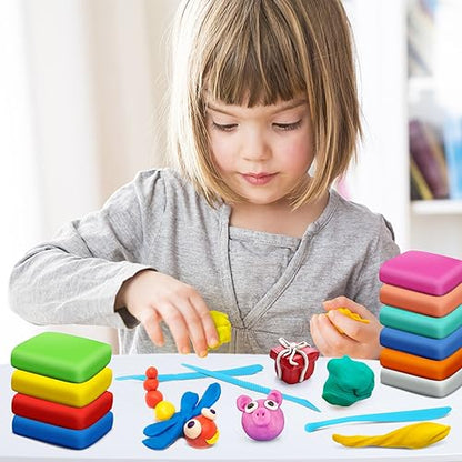 Air Dry Clay, 14 Colors Modeling Magic Clay for Kids - color: 14 Colors