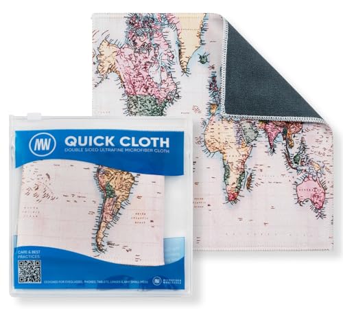 Microfiber Wholesale Quick Cloth Glasses Cleaning Cloths 8x8 World Map - color: Map, size: 8"x8"