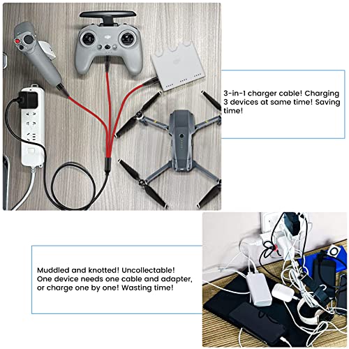 Charger for DJI Neo, Mini 4K, Mini 2 SE, 4 Pro, Air 2S Drones, with Charger - size: 4ft Cable & Charger