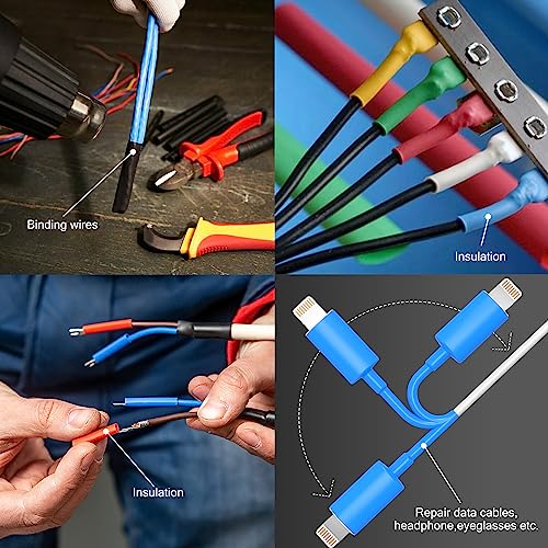 Chanzon 27 pcs Extra Long 80mm Heat Shrink Tubing Assorted Kit 4:1 Ratio