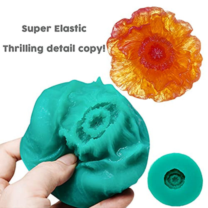 BBDINO Super Elastic Silicone Mold Making Kit 8A Jade Green Trial 600g - color: 21.2 Oz Jade Green