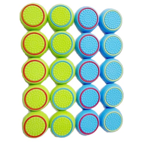 20 Pcs Controller Thumbstick Caps Replacement Silicone Touch Controller Rocker Cover for PS3 / PS4 / PS5