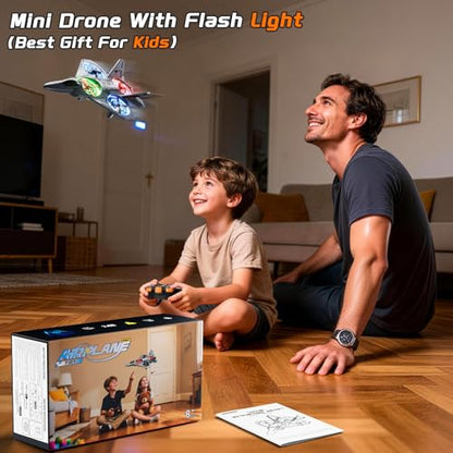 Remote Control Airplane Drone for Kids 8-12, Outdoor Flying Toy for Boys - size: L0718