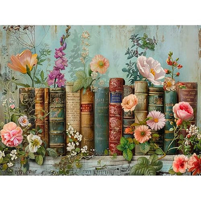 Flowers Square Diamond Art Kits for Adults,Hydrangea Diamond Painting - color: DP03648