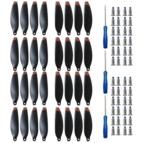 New 32 Pcs Low-Noise Quick-Release Propellers for DJI Mini Series, Replacement Blades with Screws & Tools for Drone Accessories