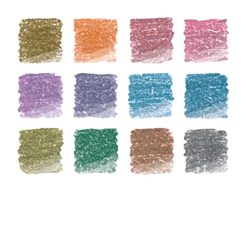 Staedtler, Metallic Colored Pencils, 12Colors, 146M C12