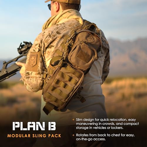 HAZARD 4 Plan-B(TM 17 Hazard go-bag thermo-cap sling Backpack - color: Black, size: Plan-B '17