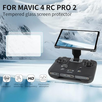 Remote Control Sunshade for DJI Mavic 4 RC Pro 2 Remote Control Silicone Case Sleeve/Controller Screen Protector & Adjustable PU Neck Strap & Standard Lanyard Screw Accessories - size: 11*33