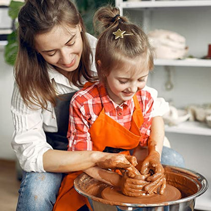 Deouss 10 lbs Terra Cotta Pottery Clay - Cone 06, Ideal for Wheel Throwing, Hand Building, Firing, Sculpting, Beginners & Advanced - size: 10 lbs