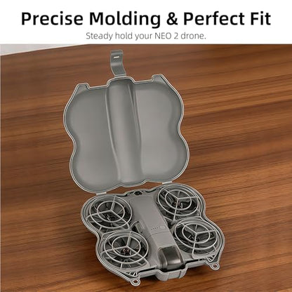 Travel Waterproof Case for DJI Neo 2 Fly More Combo Black - color: black