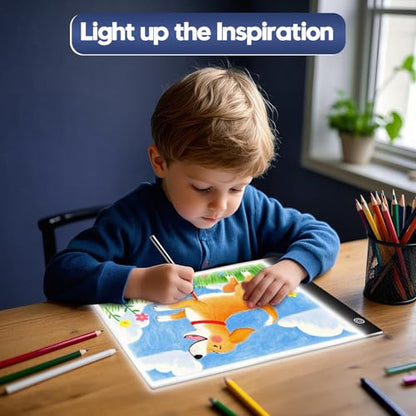 Guiseapue A4 Diamond Art Light Board, Ultra-Thin Light Pad for Painting