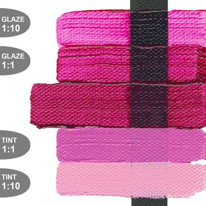 Golden Heavy Body Acrylic - Quinacridone Magenta - 5 oz Tube