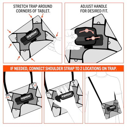 Ergodyne Squids 5549 Tablet Holder with Detachable Shoulder Strap, Mobile Device Solutions