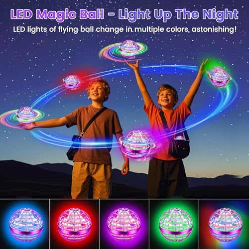 Flying Orb Ball Toy, 2026 Upgrade Hand Controlled Hover Ball - color: Bright Purple, size: 1 Pack