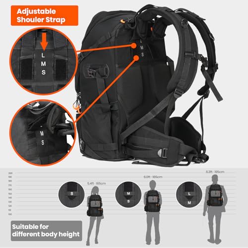 TARION Professional Extra Large Camera Backpack Outdoor 30L PB02 - style: Pb-02 (30 Liters)