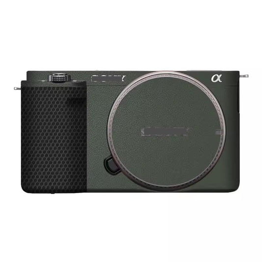 Camera Cover Skin Sticker for Sony ZV-E10 Camera Protector Film Skin Anti-Scratch Protective Decoration (Leather Green) - color: Leather Green
