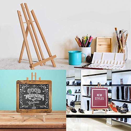U.S. Art Supply 18" Large Tabletop Display Easel - Beechwood, Pack of 1 - style: 18" - Pack of 1