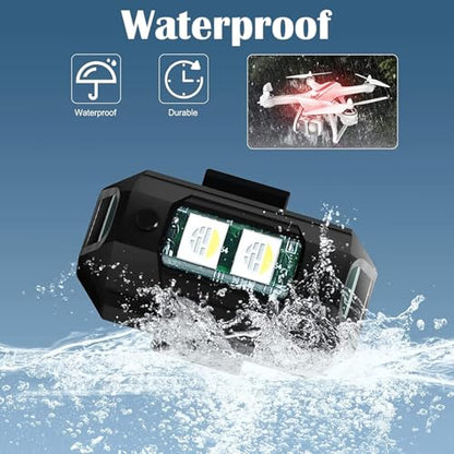 LED Drone Anti-Collision Strobe Lights 7 Colors USB Rechargeable 5 Pack - color: 5Pcs Drone Lights