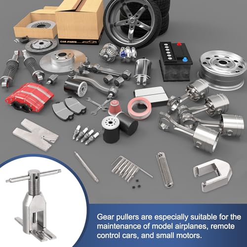 MECCANIXITY Upgraded Motor Pinion Remove Gear Puller Tool Set, RC Model Metal Motor Gear Puller for RC Drones Helicopters Small Hobby Motor Pinion Parts