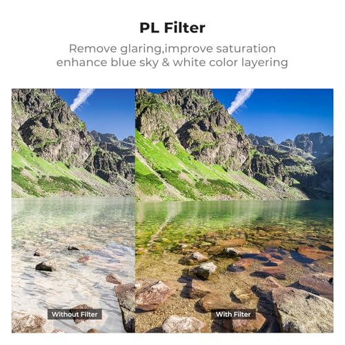 K&F CONCEPT ND & CPL Filter Set Compatible with DJI NEO, ND8 - style: CPL+ND8+ND16
