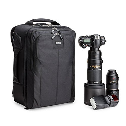 Think Tank Airport Accelerator Large Carry-on Backpack for Camera and Photo Gear - Black
