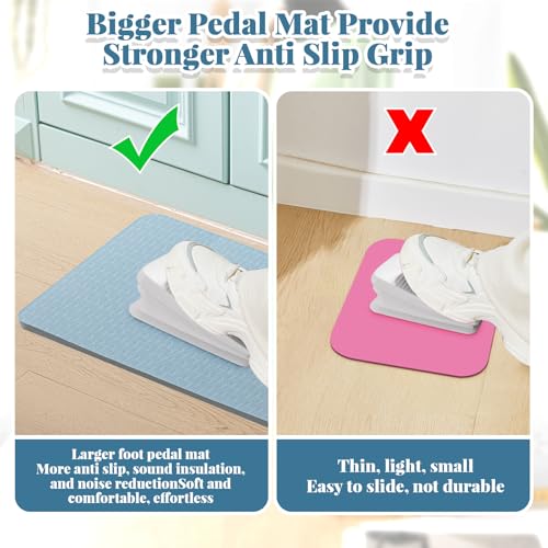 Sewing Machine Mat Pedal, 17'' X 36'' and 9'' X 14'', Light Blue - color: Light Blue, size: 17'' X 36'' and 9'' X 14''