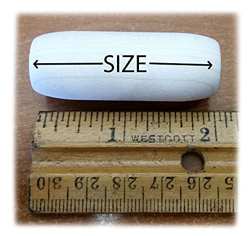 SOCWELL LLC Pattern Roller for Clay, Fish Scales, 2 inch(50mm) x 3/4" Diameter Size, Made in USA of fine Maple Wood (SD2219)