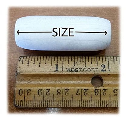 SOCWELL LLC Pattern Roller for Clay, Fish Scales, 2 inch(50mm) x 3/4" Diameter Size, Made in USA of fine Maple Wood (SD2219)