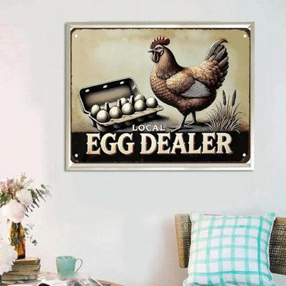 ZeeLionArt Diamond Art Kit, Funny Chicken, 16 x 12 Inch - color: DP04651