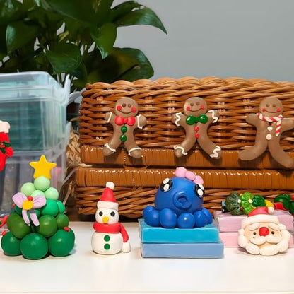Artecho Polymer Clay Kit, 82 Colors Oven Bake Clay - color: 82 colors