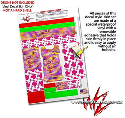 Skin Decal Wrap 2 Pack Compatible with DJI Ryze Tello Tie Dye Pastel Drone NOT Included
