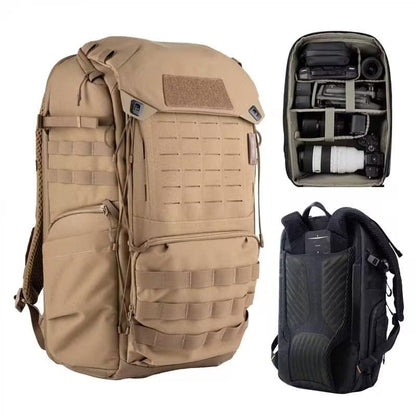 PGYTECH 25L Tactical Camera Backpack, OneMo TAC Camera Daypack Backpack - color: Wolf Brown, size: 25L