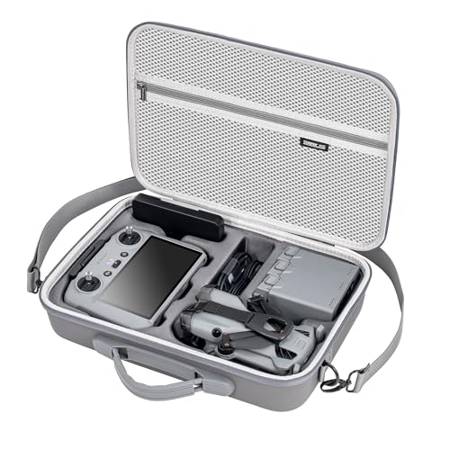 Coyktonty Mini 5 Pro Carrying Case, Portable PU Leather Bag with Shoulder strap for DJI Mini 5 Pro More Combo Compatible RC 2 Controller