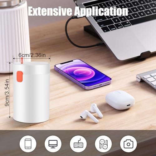 VICHYIE 20 in 1 Multifunctional Cleaner Kit for Electronic Devices (White) - color: White