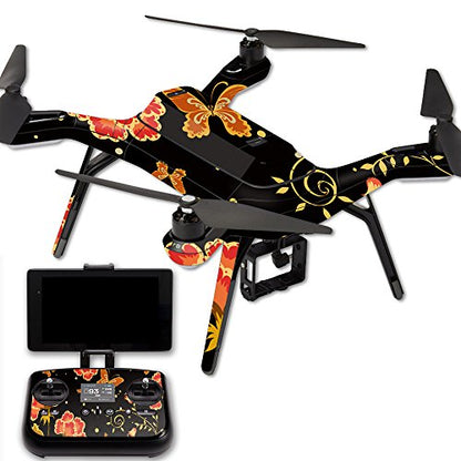 MightySkins Skin Compatible with 3DR Solo Drone Quadcopter wrap Cover Sticker Skins Flower Dream