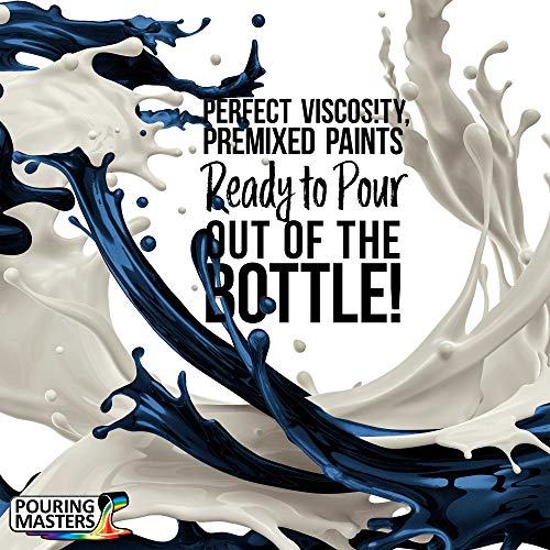 Pouring Masters Dk Sapphire Blue Metallic Pearl 64-oz Acrylic Pouring Paint - color: Dark Sapphire Blue Metallic Pearl, size: 64 Fl Oz (Pack of 1)