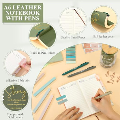 Geyoga 26 Pcs Bible Journaling Kit Bible Study Supplies Back to School Gift