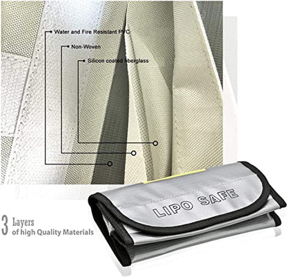 ExpertPower Replacement Battery for DJI Mavic 2 with Safety Bag - Includes One Intelligent Flight Battery Pack and One Fireproof Storage Bag - size: 1 Battery + Safety Bag