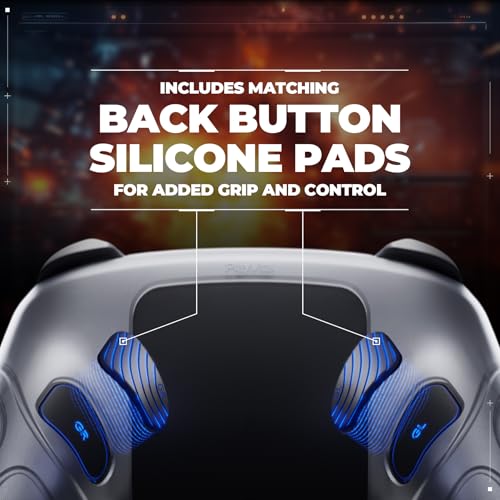 PlayVital for Nintendo Switch 2 Pro Controller Silicone Cover – Samurai Edition Protective Skin Case for Switch 2 Pro Controller with Back Button Caps & Thumb Grips, Shockproof - Clear White - color: Clear White