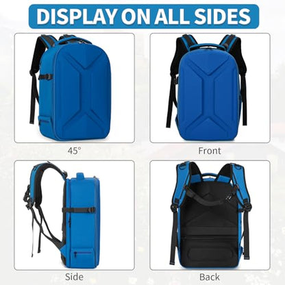 TORIBIO Large Hardshell Camera Backpack DSLR/SLR/Mirrorless Photography Bag - color: Blue