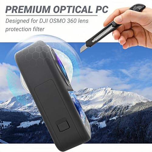 Lens Guards for DJI Osmo 360 Camera, Lens Protector Cover for DJI Osmo 360 Standard Combo Accessorie