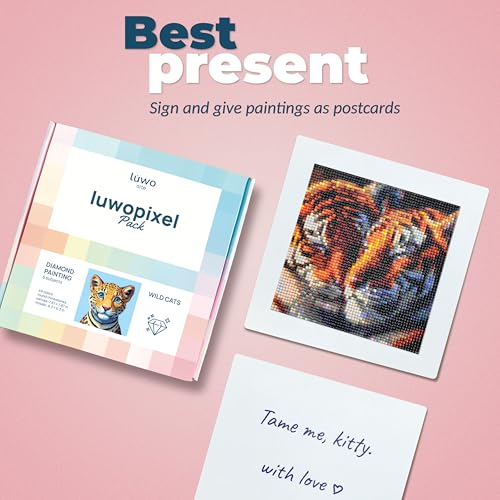 LuwoArte Painting Kit – Japanese Theme (Wild Cats) - color: Wild Cats