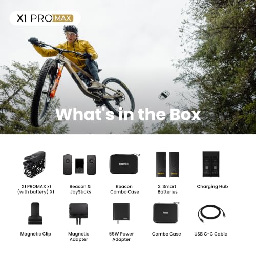 HOVERAir X1 PROMAX Cycling Combo, 8K Action Flying Camera, Foldable Drone - style: PROMAX (Cycling Combo)