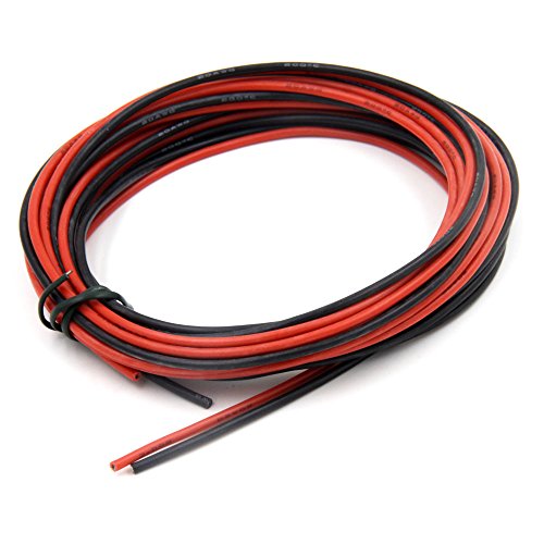 20awg Silicone Electrical Wire Cable 2 Colors Tinned Copper 10ft Each - size: 2 Colors each 10FT, style: 20AWG