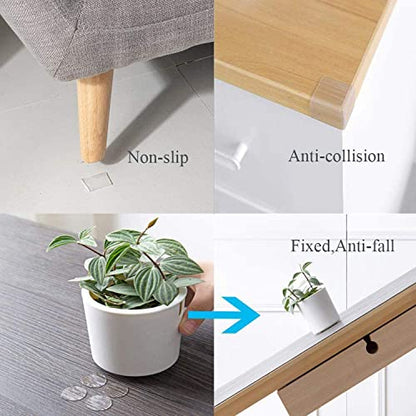 BRAVESHINE Double Sided Mounting Tape | Strong Stick Adhesive | Removable - size: Round 2 inch x 2 inch