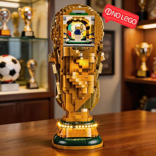 YEABRICKS LED Light for Lego-43020 Editions Sets FIFA World Cup Official Trophy Building Blocks Model (Building Set NOT Included) - style: Only Light LEGO 43020 FIFA World Cup Official Trophy