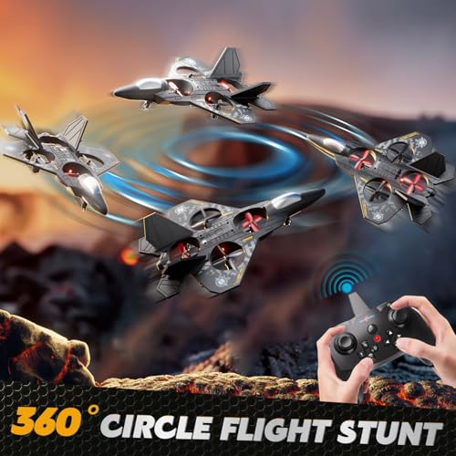 Remote Control Airplane Drone for Kids 8-12, Outdoor Flying Toy for Boys - size: L0712